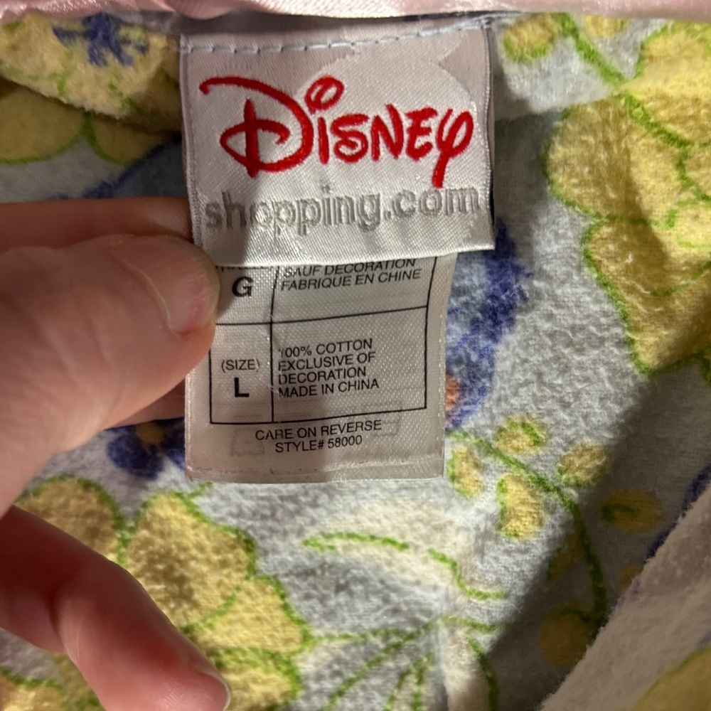 Disney Floral Pajama Set - Yellow and Blue - Picture 2 of 5